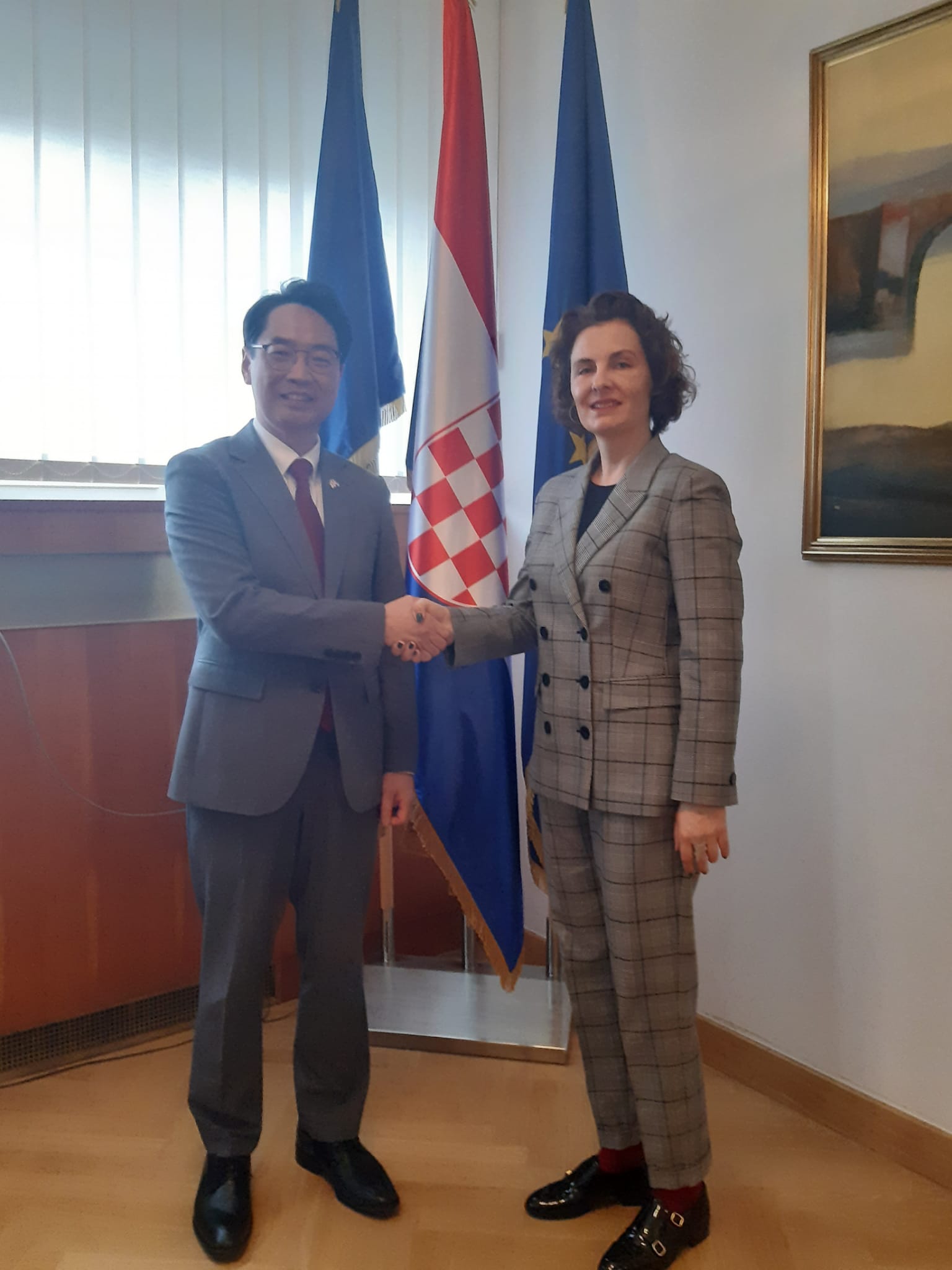 대사, Irena Petrijevčanin 내무부 차관 면담(2.20)